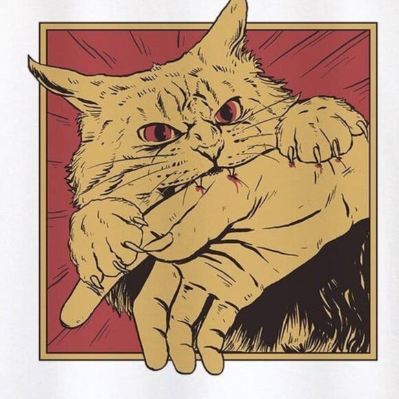 Retro Graphic Tee, Cat Shirt, Cats Crazy Shirts - Picture 2 of 4